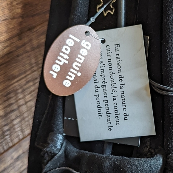 Ladies' Moccasin black suede  slip on Shoes Women's 11 new with tags - Picture 8 of 9